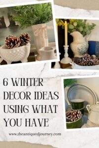 winter decorating ideas with thrifted finds