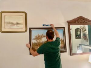 hanging art for a gallery wall