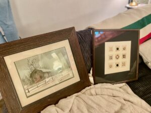 vintage art for a vintage gallery wall