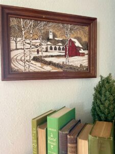 decorating with thrifted decor finds in a small space