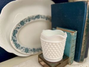 vintage decorating with secondhand finds