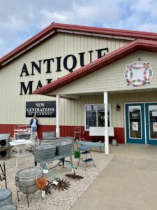 antique shopping for sustainable home decor
