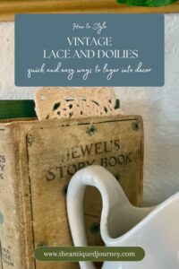 decorating with vintage linens