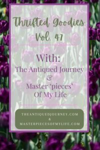 thrifted goodies series from The Antiqued Journey and Masterpieces of my Life