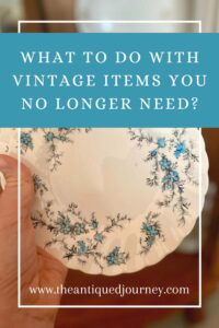 decluttering vintage collections