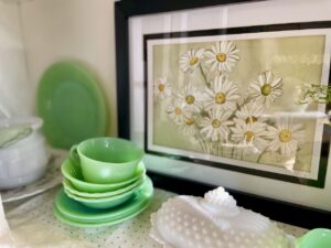 A sentimental collector making mindful decisions about her antique collection