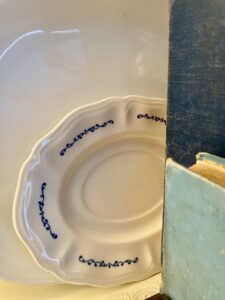 An assortment of secondhand collectibles found at the thrift store