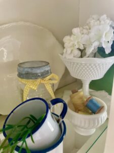 Designing a low-sensory home with vintage finds and muted antique tones