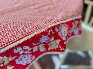 thrifted linen from April Cornell