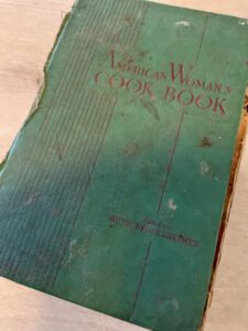 antique cookbook inherited from my grandma