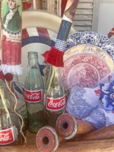 thrifty patriotic decor from Masterpieces of my Life