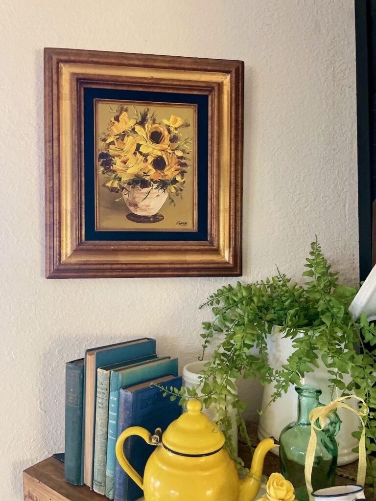 thrifted summer home decor sharing in Thrifted Goodies