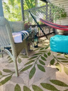 update to small summer patio