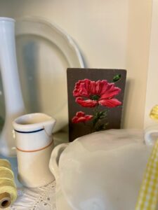 antique collected postcard for vintage home decor