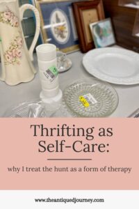 thrift shopping for vintage home decor