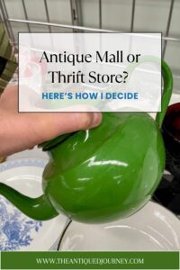 where to shop: thrift stores or antique malls for vintage home decor