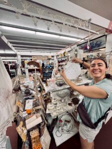 antique store shopping for home decor