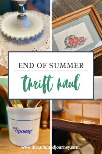 Come see a late-summer thrift haul as well as find tips for thrifting in late summer to find the good stuff!