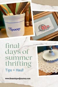vintage thrift haul end of summer thrifting