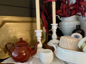 high end fall decor on a thrift store budget