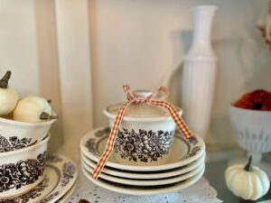 hutch decor ideas for fall