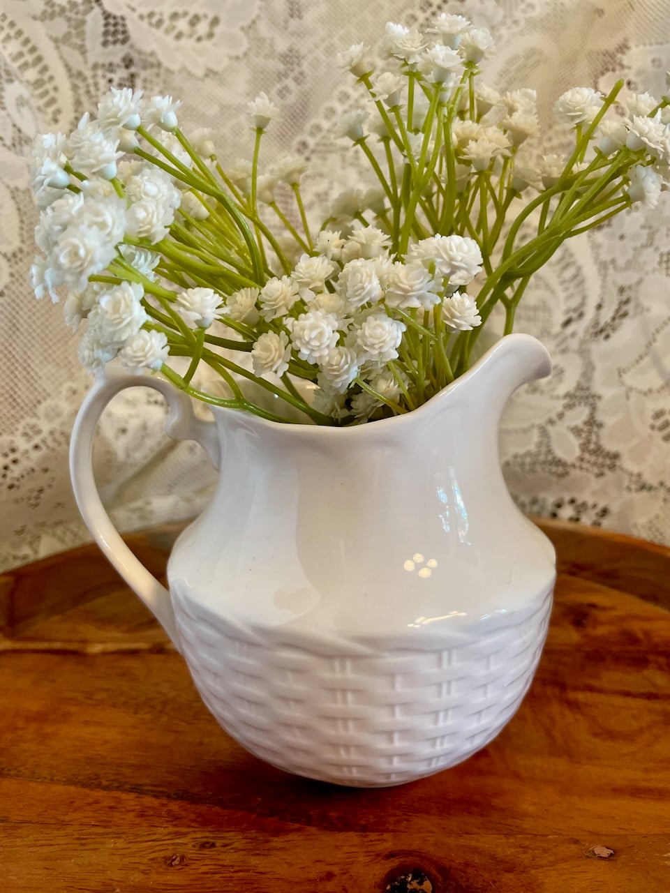 vintage ironstone pitcher