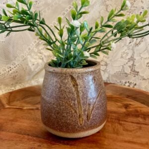 vintage handmade studio pottery vase