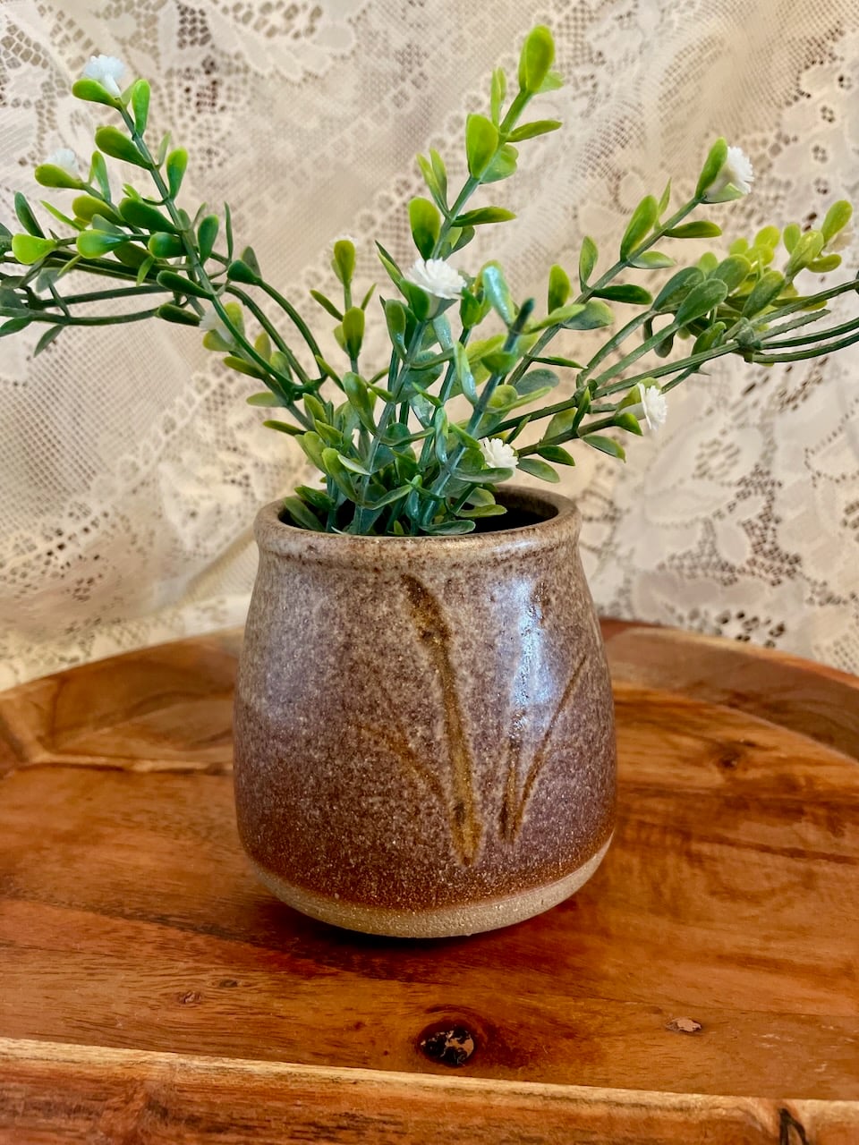 vintage handmade studio pottery vase