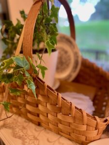 thrifted vintage basket 